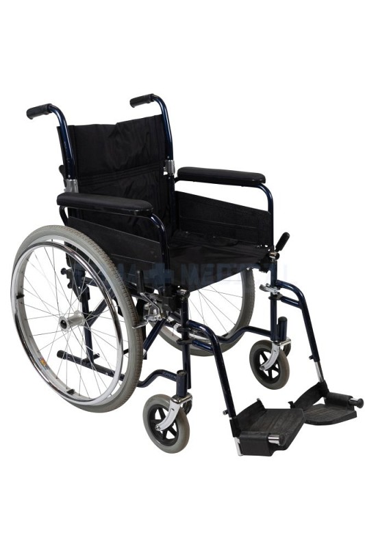 Dark Metallic Blue Contemporary Wheelchair
